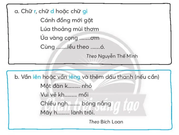 Vở bài tập Tiếng Việt lớp 3 Bài 3: Chuyện xây nhà trang 57,58,59,60,61 Tập 1 | Chân trời sáng tạo Bai 3 Chuyen Xay Nha Sgk Tr 82 3