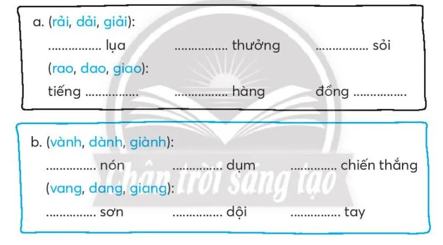 Vở bài tập Tiếng Việt lớp 3 Bài 3: Đôi bạn trang 77, 78, 79, 80, 81 Tập 1 | Chân trời sáng tạo Bai 3 Doi Ban Sgk Tr 110 2