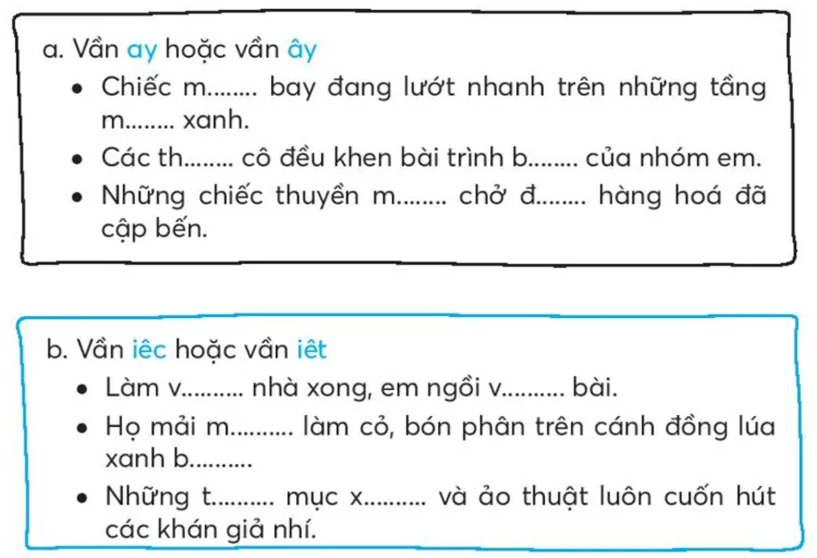 Vở bài tập Tiếng Việt lớp 3 Tiết 2 trang 44, 45, 46 Tập 1 | Chân trời sáng tạo Tiet 2 Trang 44 45 46 1