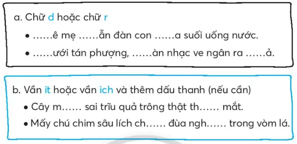 Vở bài tập Tiếng Việt lớp 3 Tiết 2 trang 81, 82 Tập 2 - Chân trời sáng tạo Tiet 2 Trang 81