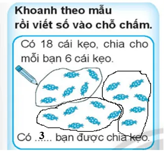 Vở bài tập Toán lớp 3 Tập 1 trang 61 Bảng chia 6 | Chân trời sáng tạo Bang Chia 6 2