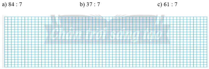 Vở bài tập Toán lớp 3 Tập 1 trang 64 Bảng chia 7 | Chân trời sáng tạo Bang Chia 7 2