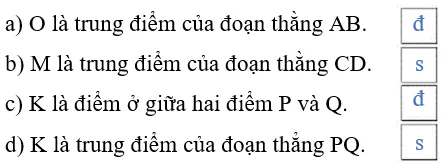 Vở bài tập Toán lớp 3 Tập 1 trang 79, 80 Điểm ở giữa. Trung điểm của đoạn thẳng | Chân trời sáng tạo Diem O Giua Trung Diem Cua Doan Thang 10