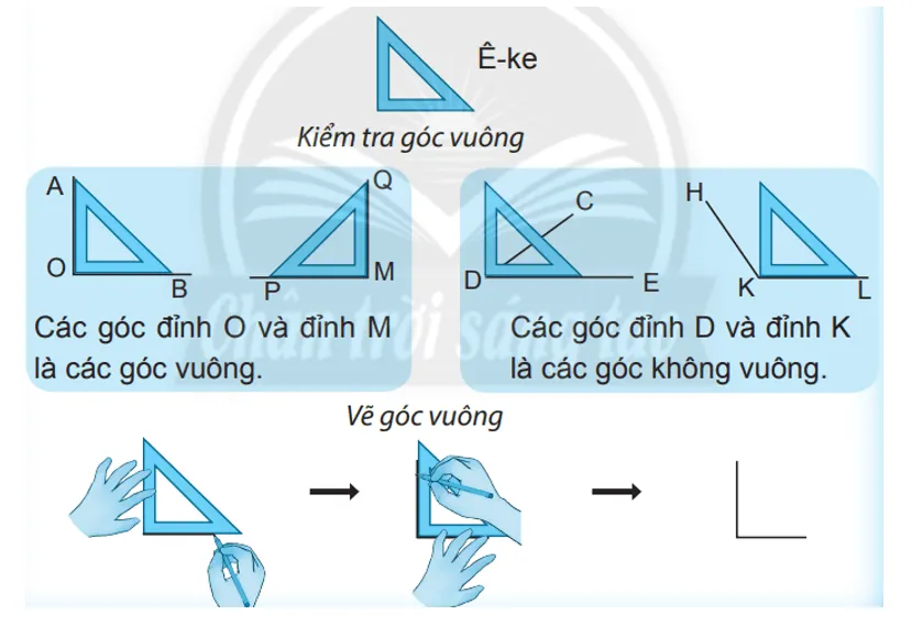 Vở bài tập Toán lớp 3 Tập 2 trang 34, 35 Góc vuông, góc không vuông | Chân trời sáng tạo Goc Vuong Goc Khong Vuong 2