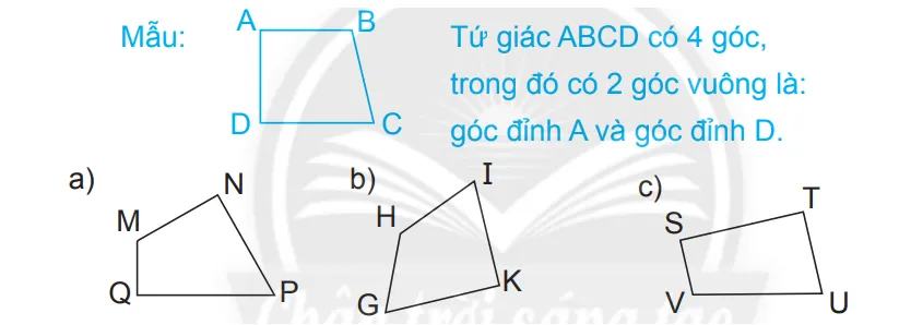 Vở bài tập Toán lớp 3 Tập 2 trang 34, 35 Góc vuông, góc không vuông | Chân trời sáng tạo Goc Vuong Goc Khong Vuong 8