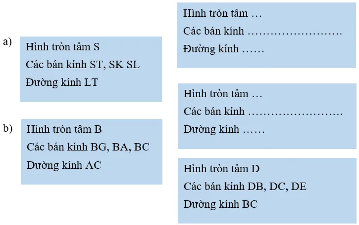 Vở bài tập Toán lớp 3 Tập 1 trang 81, 82 Hình tròn | Chân trời sáng tạo Hinh Tron 4