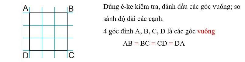 Vở bài tập Toán lớp 3 Tập 2 trang 37 Hình vuông | Chân trời sáng tạo Hinh Vuong 1