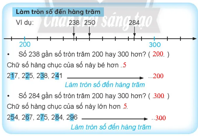 Vở bài tập Toán lớp 3 Tập 1 trang 38 Làm tròn số - Chân trời sáng tạo Lam Tron So 142476