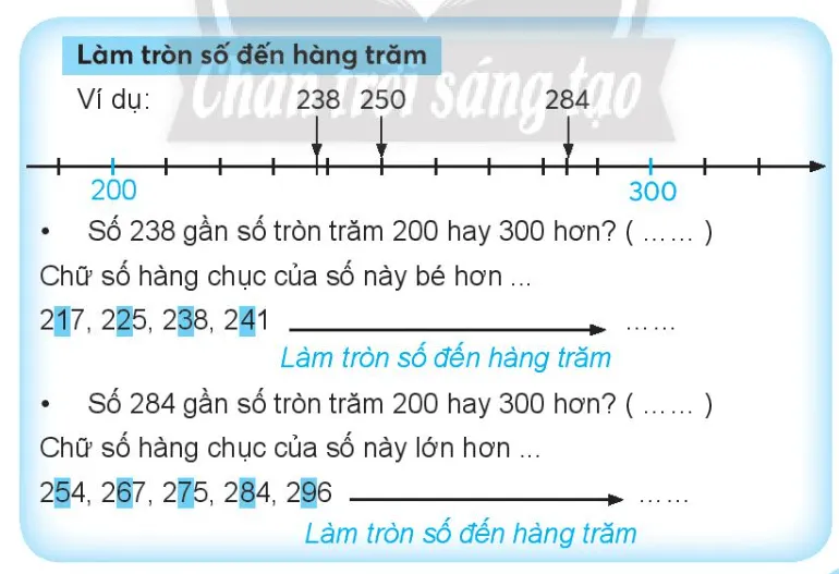 Vở bài tập Toán lớp 3 Tập 1 trang 38 Làm tròn số - Chân trời sáng tạo Lam Tron So 142480