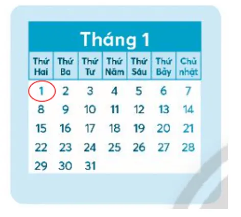 Vở bài tập Toán lớp 3 Tập 2 trang 20, 21 Tháng, năm | Chân trời sáng tạo Thang Nam 5